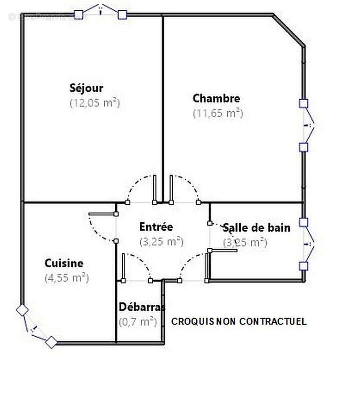 Appartement à COURBEVOIE