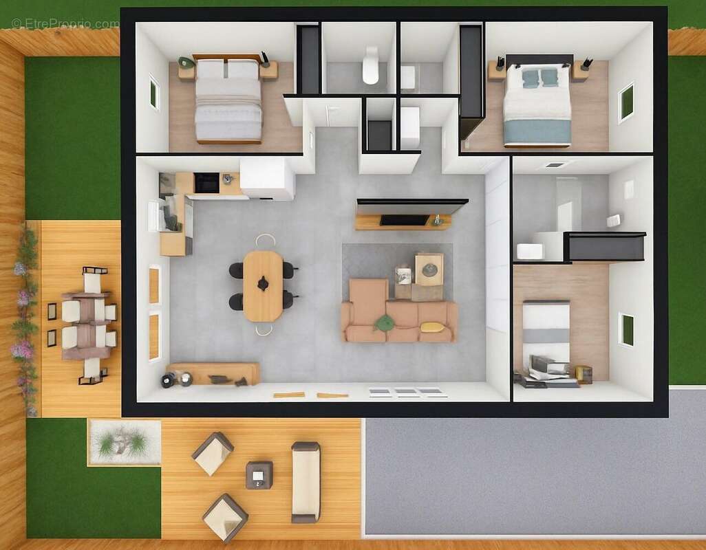 Maison à LES BILLAUX