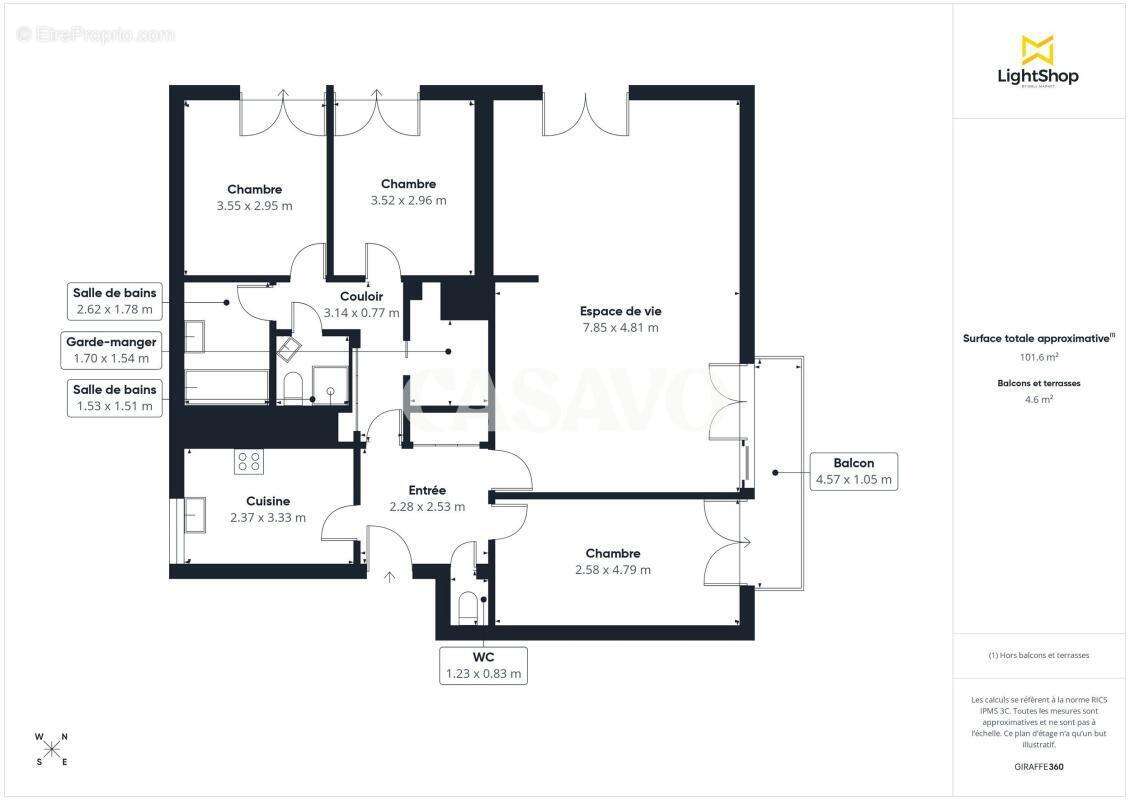 Appartement à SAINT-CLOUD