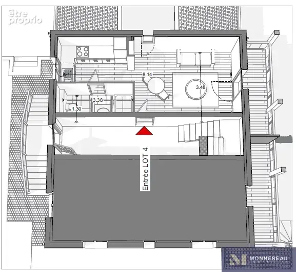 Appartement renove dans petite copropriete avec balcon et parking - photo 2