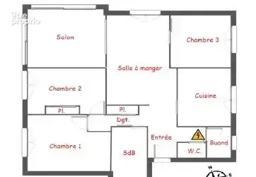 appartement de 3 chambres proche centre-ville - photo 8