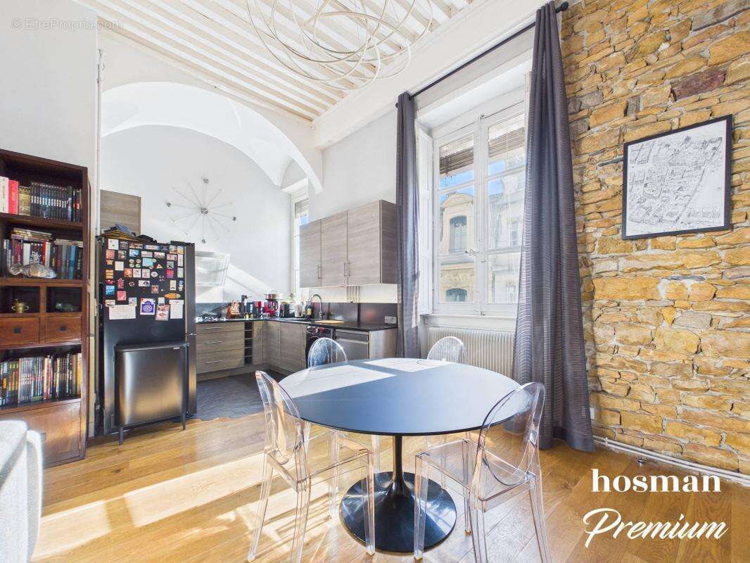 Lyon 2ᵉ - Presqu’île / Jacobins : Splendide 98 m² rénové avec ascenseur - photo 2