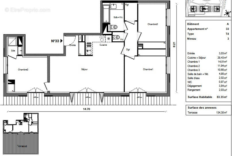 Appartement à TOULOUSE