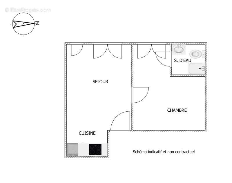 Appartement à PARIS-19E