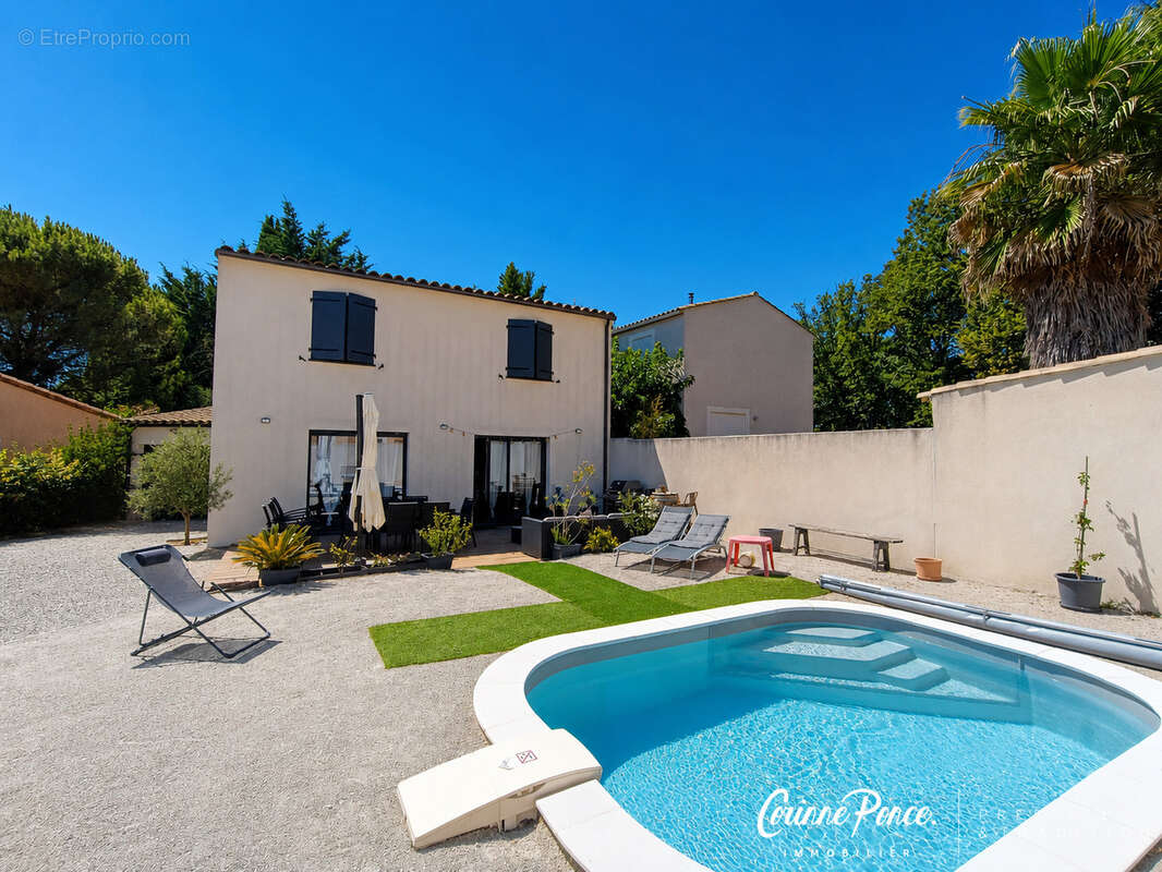 Blauzac maison de 110m2 de type 5 avec piscine corinne ponce - photo 2