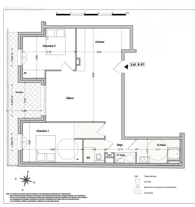 Appartement 70 m² à Frejus  - photo 7