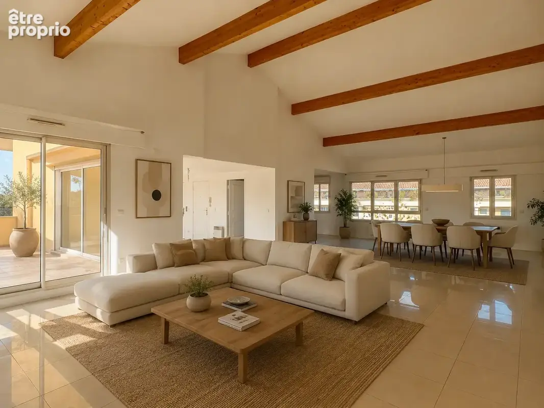 Appartement dernier etage duplex ascenseur prive parkings centre ville aix en provence - photo 3