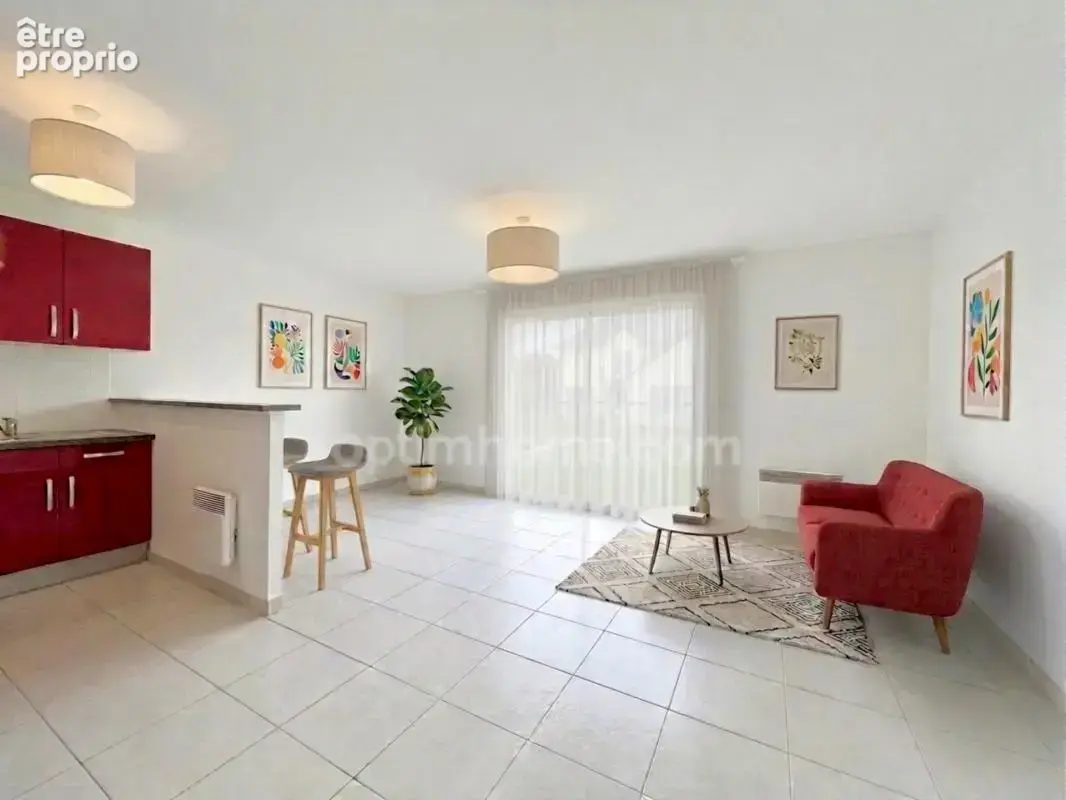 Appartement à vendre 2 pièces avec JARDIN, LE PLESSIS BOUCHARD (95) sans charges, place de parking, gare RER C/ligne H - photo 3
