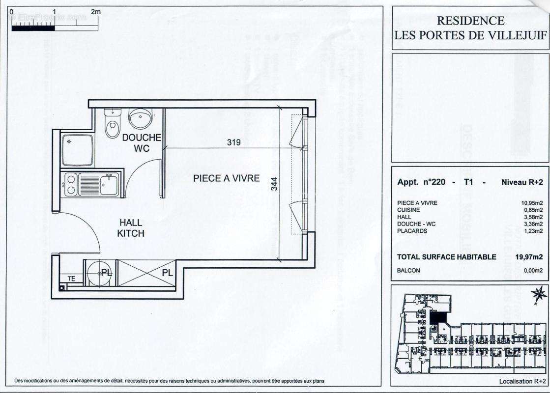 Appartement à VILLEJUIF
