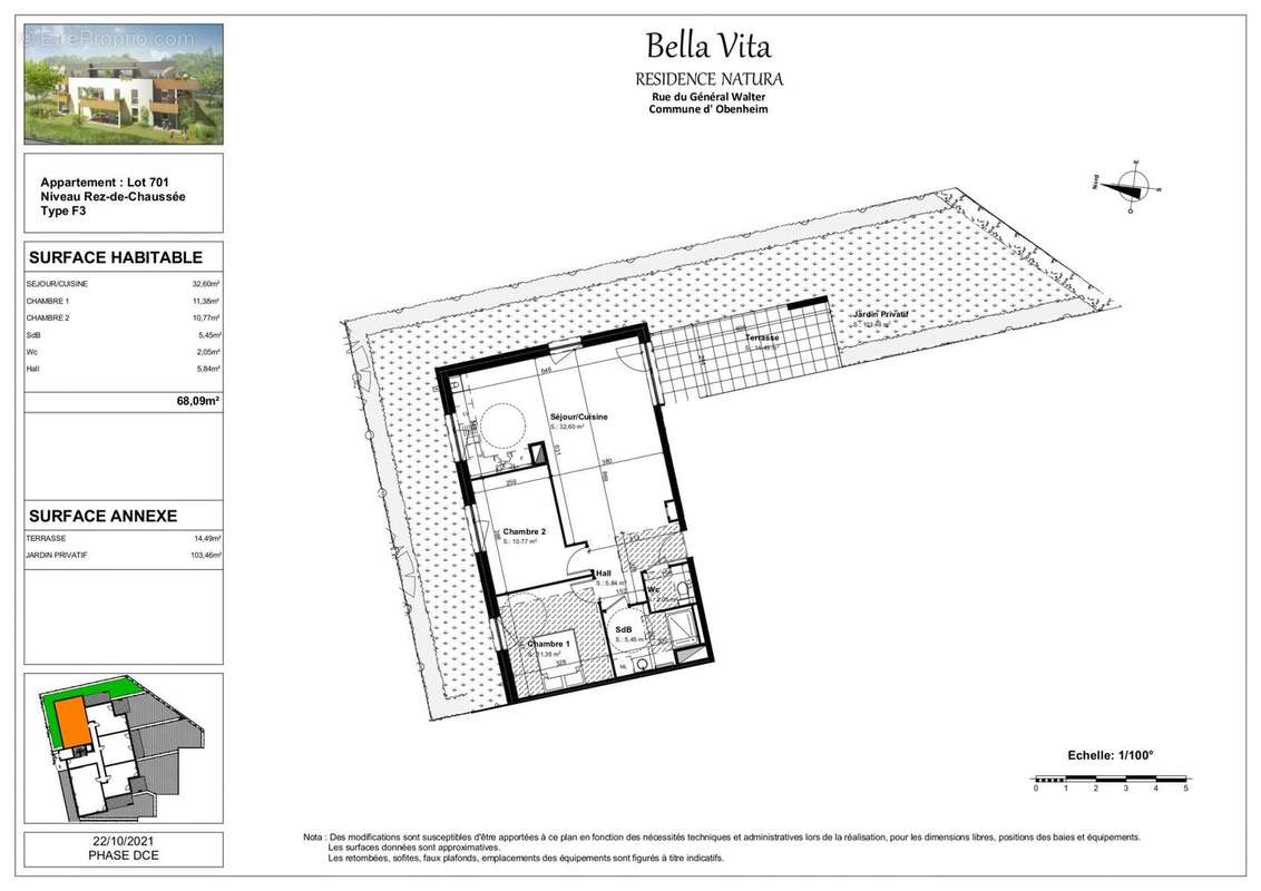 Appartement à OBENHEIM