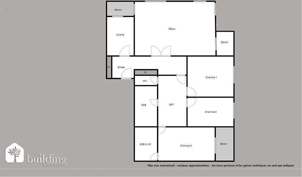 Levallois-Perret Greffulhe - Appartement 4 pièces avec balcons de 93,03 m² - photo 2
