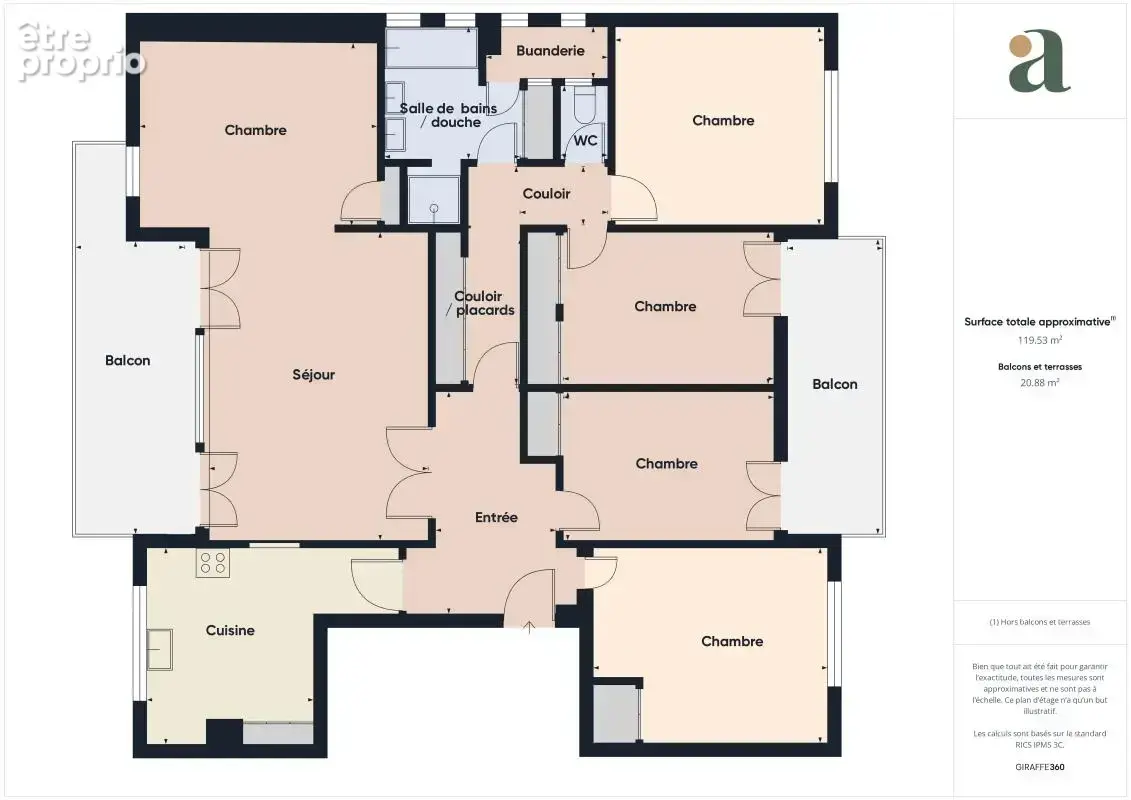 Appartement familial de 120 m² – 4 chambres – Balcons, Box & Cave - Bourg-la-Reine - photo 16