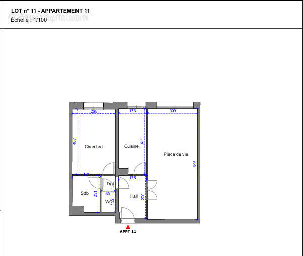 Appartement à LOOS