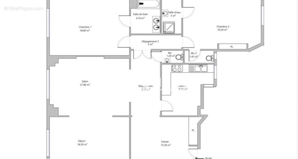 Appartement à PARIS-16E