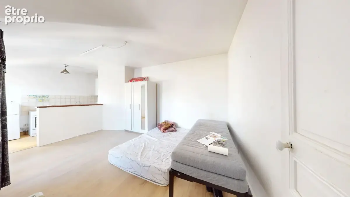 Avl immobilier exclu  pantin  écoquartier  studio  24 m²  dernier étage  bel immeuble ancien & copro bien entretenue  cuisine ou - photo 5