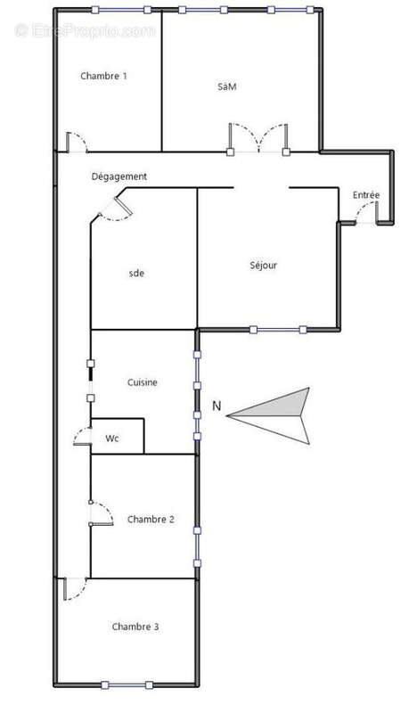 Appartement à BOIS-COLOMBES