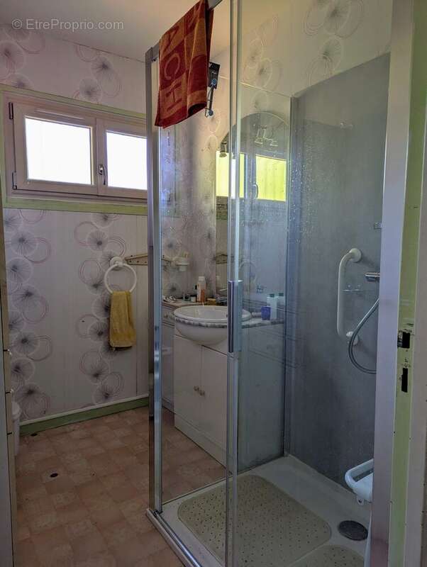 salle d\'eau village avec canal du nivernais - Maison à CRAIN