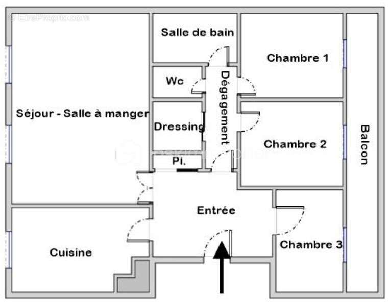 Appartement à AUBERVILLIERS