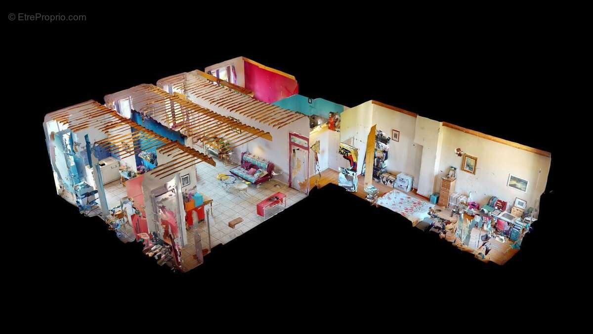 Appartement type Canut de 93m2 en étage élevé au centre de Saint Just - photo 7