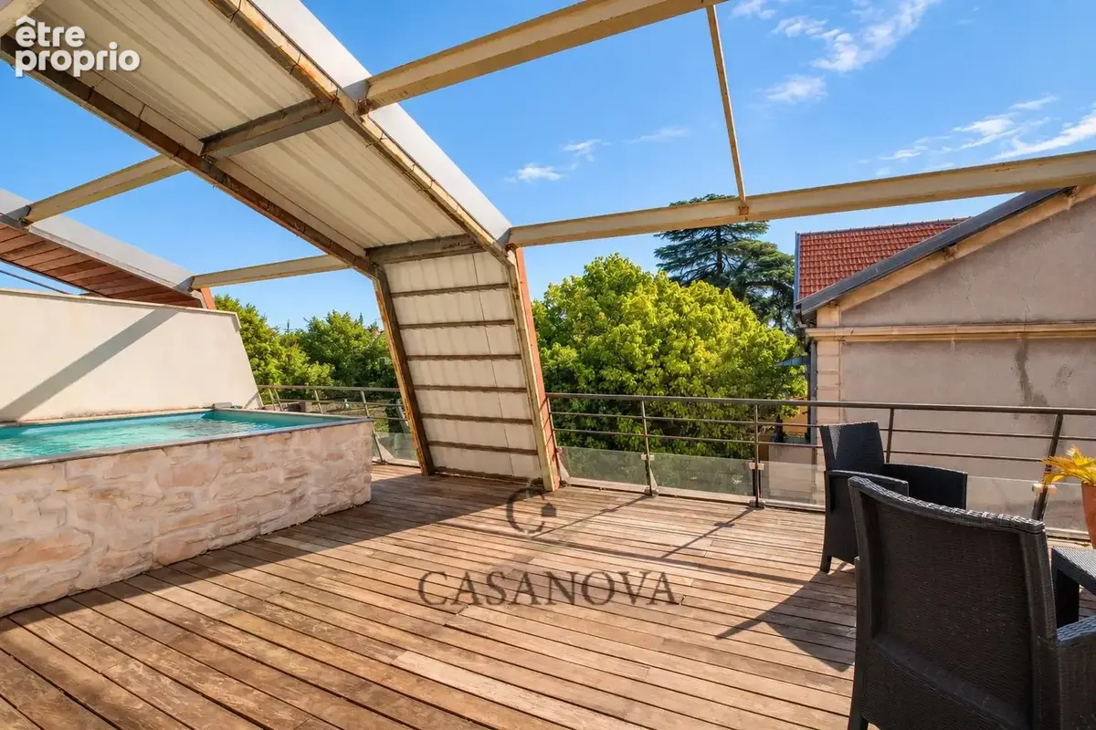 Co-exclusivité : Maison contemporaine avec piscine, terrasse et double garage Montpellier centre Arceaux - photo 8