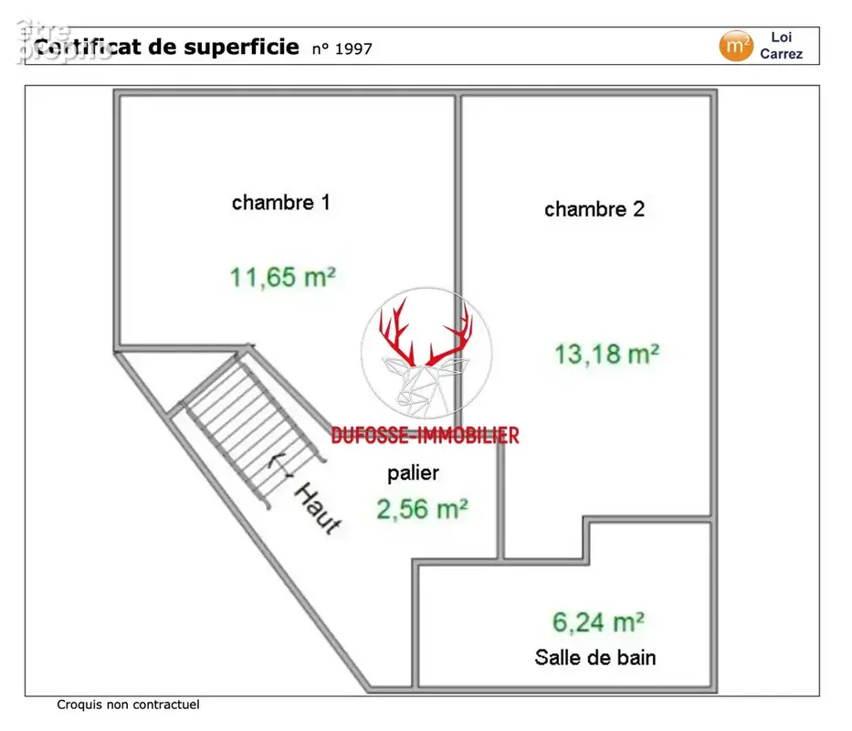 Dommartin centre - T3 Duplex 70 m² - terrasse 26 m² - photo 13