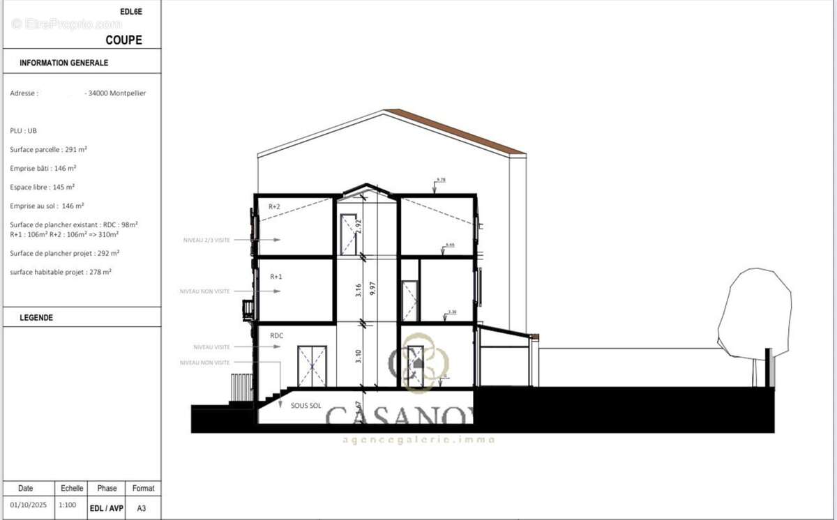 Maison à MONTPELLIER