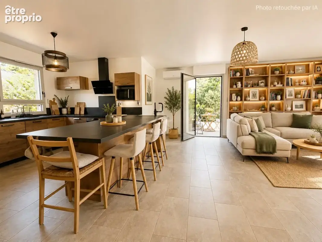 Maison 2021 de plain-pied, DPE A, 3 chambres, terrain de 1 269 m² - photo 3