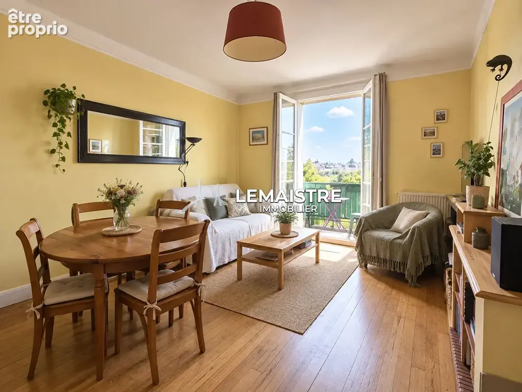 Appartement à vendre  Le Havre  63 m²  2 chambres  Dernier étage avec balcons - photo 5
