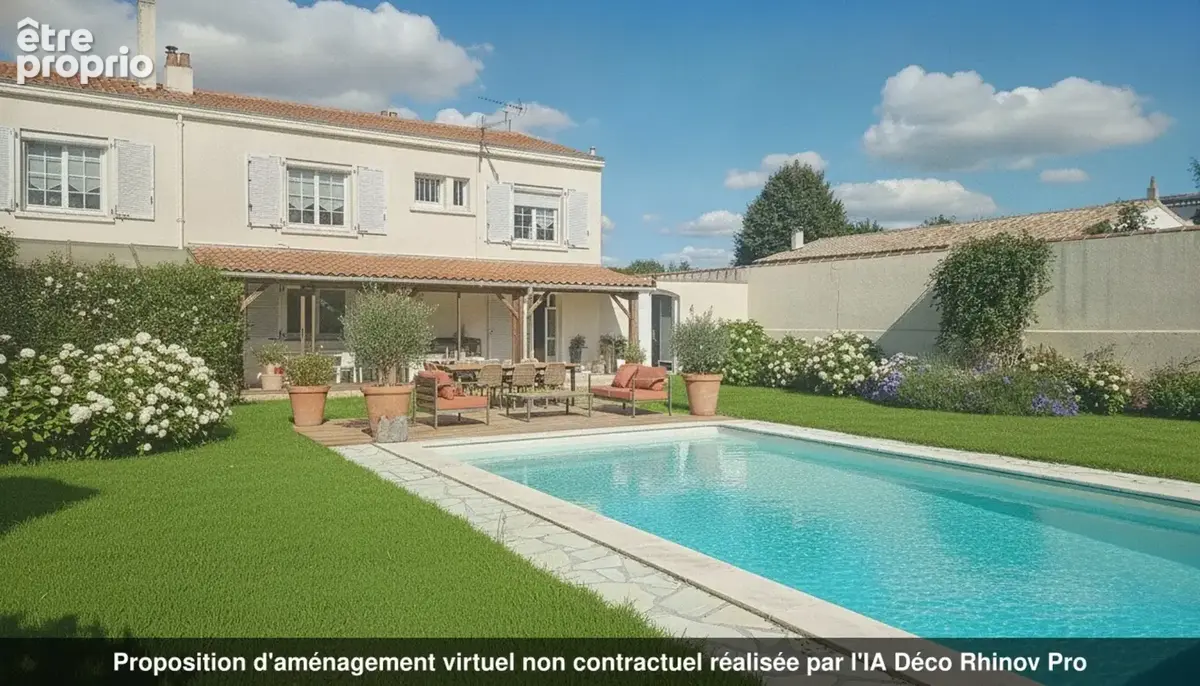 L’houmeau – aux portes de la rochelle – maison familiale à fort potentiel- jardin avec double acces - photo 3