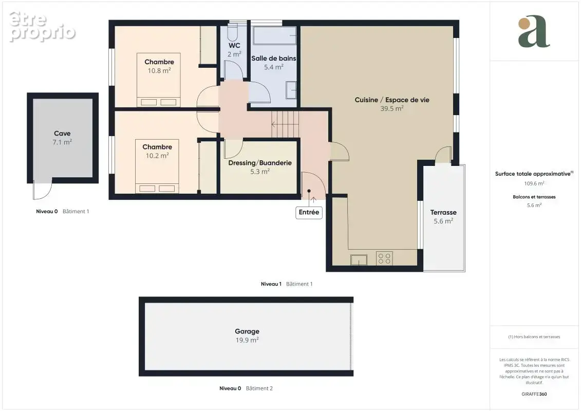 Appartement 3 pièces avec terrasse et garage en vente à Bidart 64210 - photo 12