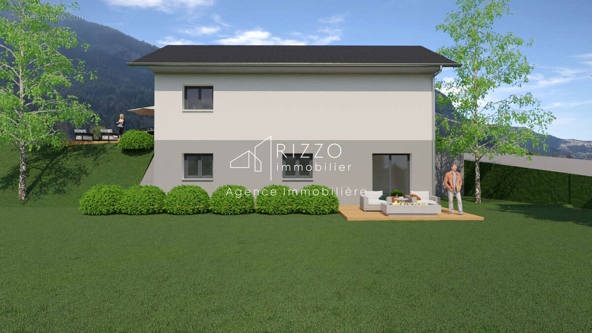 Maison + terrain + garage + parkings, vue Mt Blanc & Jura - photo 4