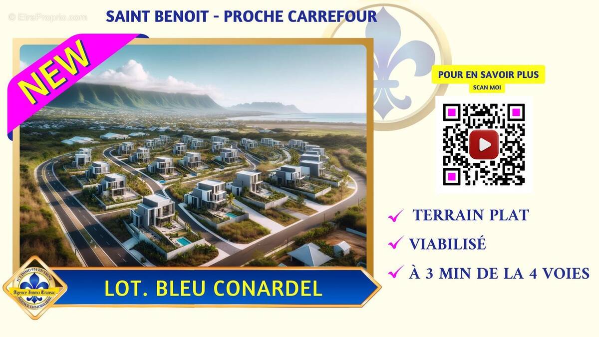 Terrain à SAINT-BENOIT