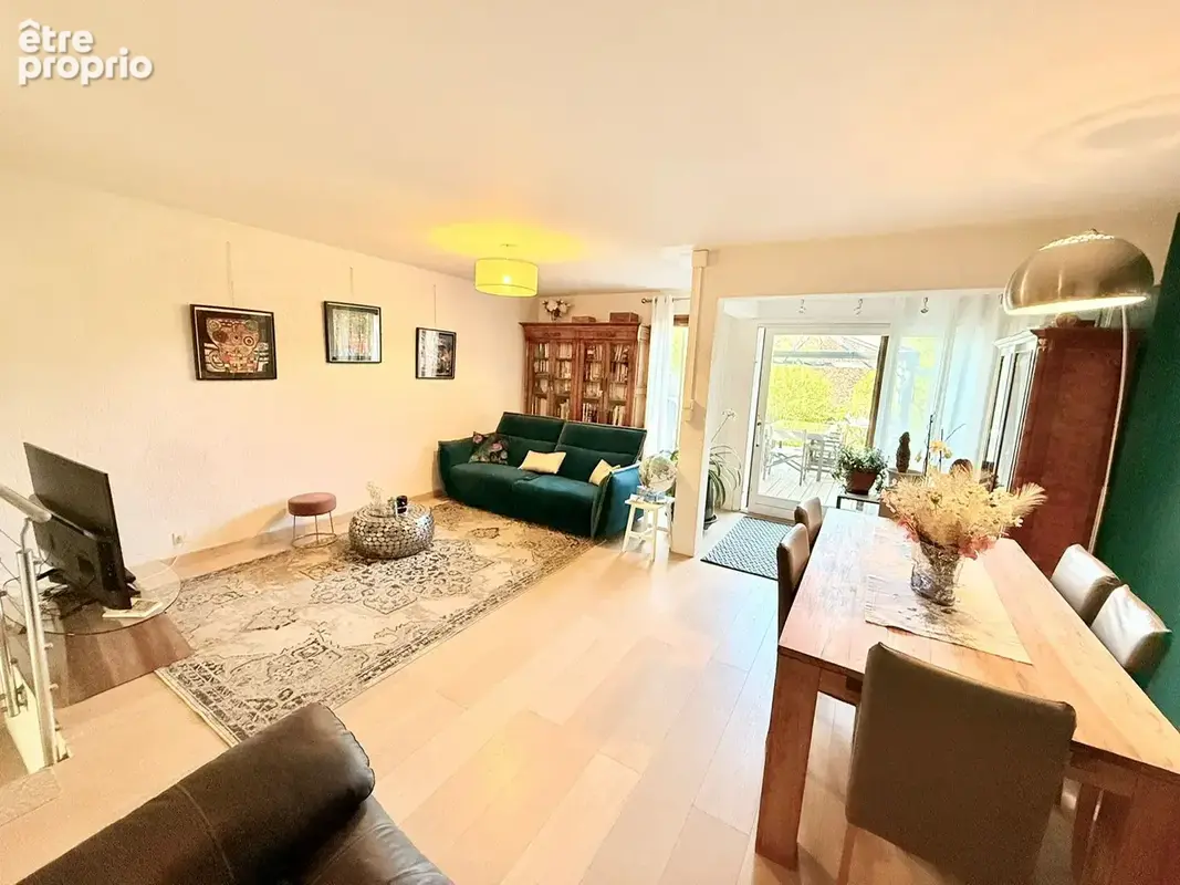 Prévessin Mones 01280, maison mitoyenne 115m2 avec garage, jardin et sous-sol - photo 7