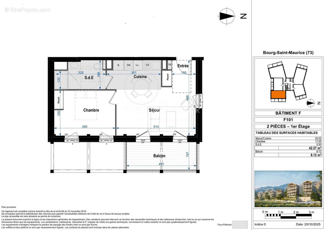 Appartement à BOURG-SAINT-MAURICE
