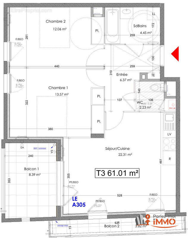 Appartement à SAINT-PRIEST