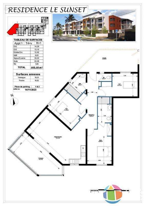 Appartement à LES TROIS-BASSINS