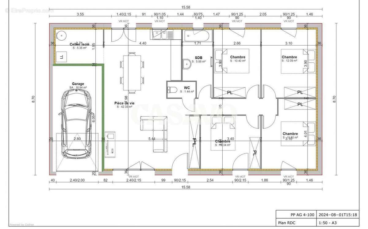 Maison à SAINTE-ANNE-SUR-GERVONDE