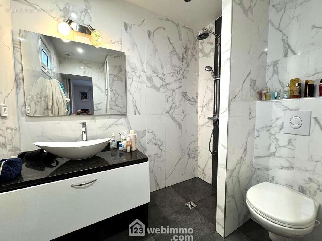 Passons au salle d&#039;eau, le première qui fait partie de la suite parental ... - Maison à BONDOUFLE