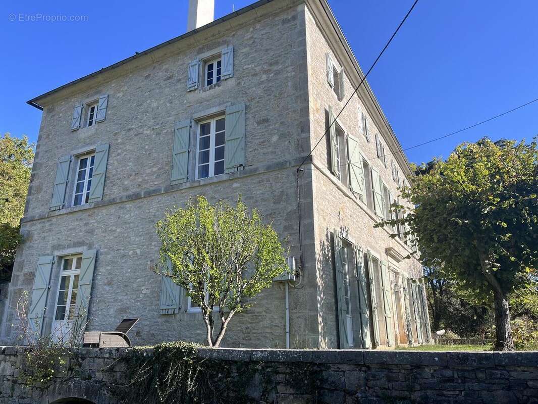 Façades sud-est - Maison à CAJARC