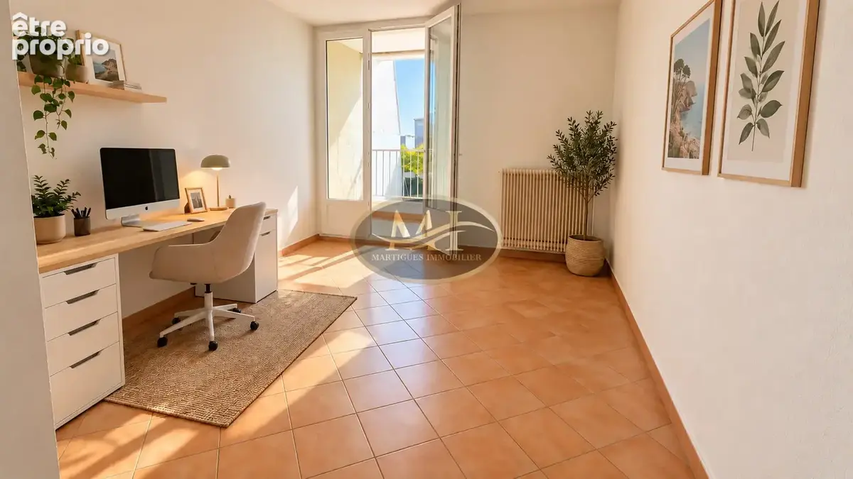 Martigues   jonquières   t4 de 72,22 m2 avec loggias et cave - photo 2
