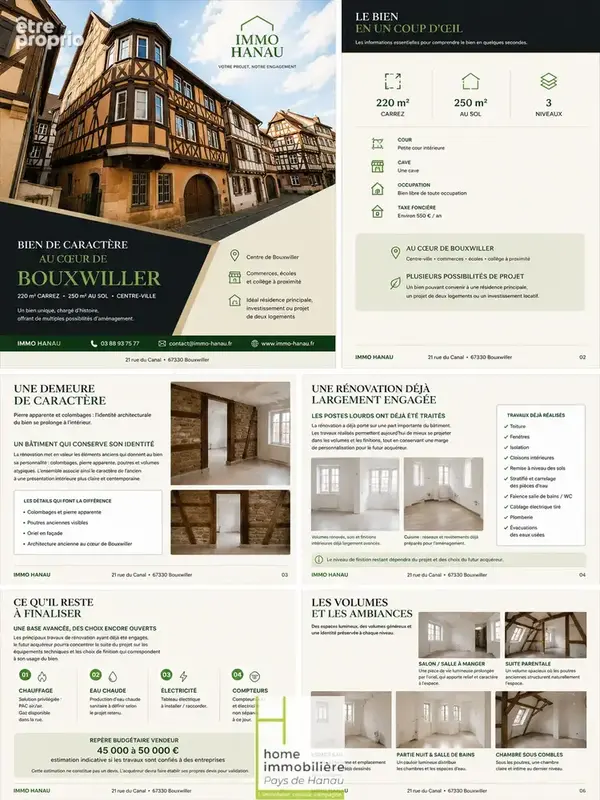  bouxwiller - belle alsacienne avec oriel - projet locatif exceptionnel a terminer - photo 2