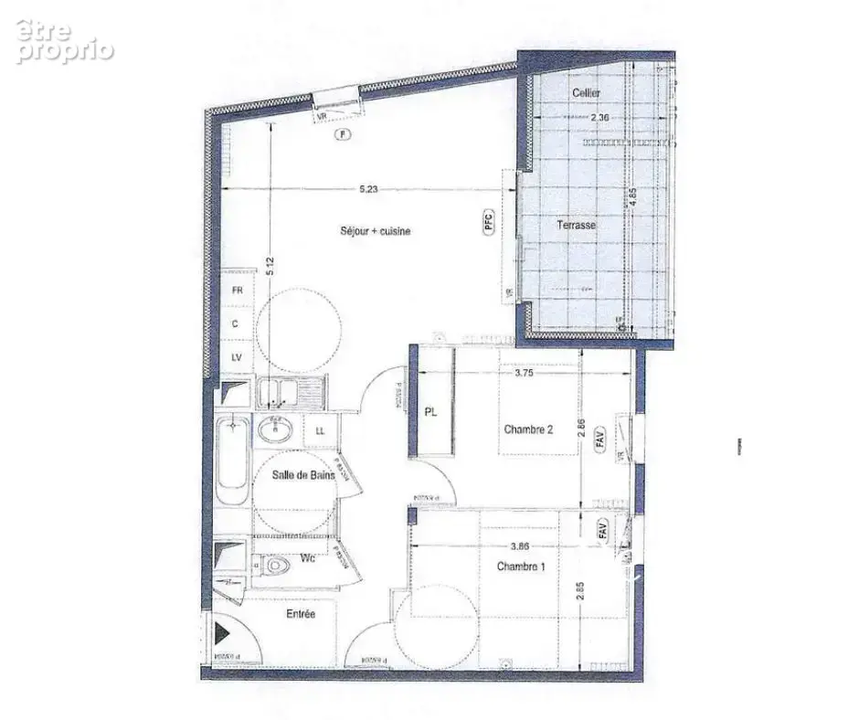 Appartement Saint Jean De Vedas 3 pièces 62 m2 - photo 8