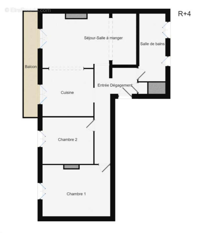 Appartement 72m² à ajaccio - photo 8