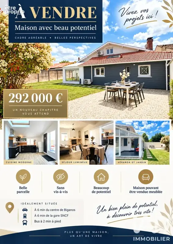 Photo 1 - Maison à BIGANOS