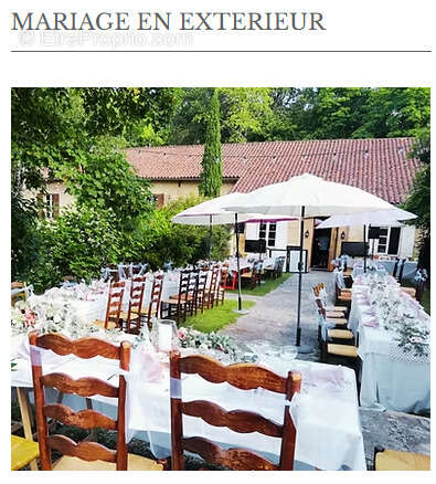 Domaine evenementiels mariages anniversaires cousinade - photo 15