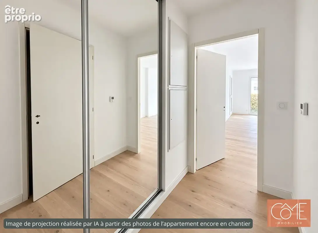 Grand type 2 47m² - balcon - exposition sud et est- parking sous-sol centre-ville - saint-grégoire - photo 6