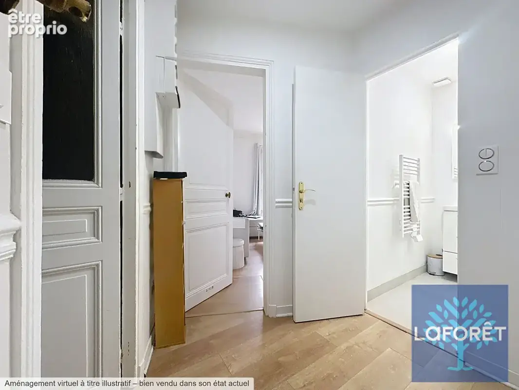 Paris 19e, 3 pièces de 54 m² entièrement rénové  ascenseur cave - photo 11