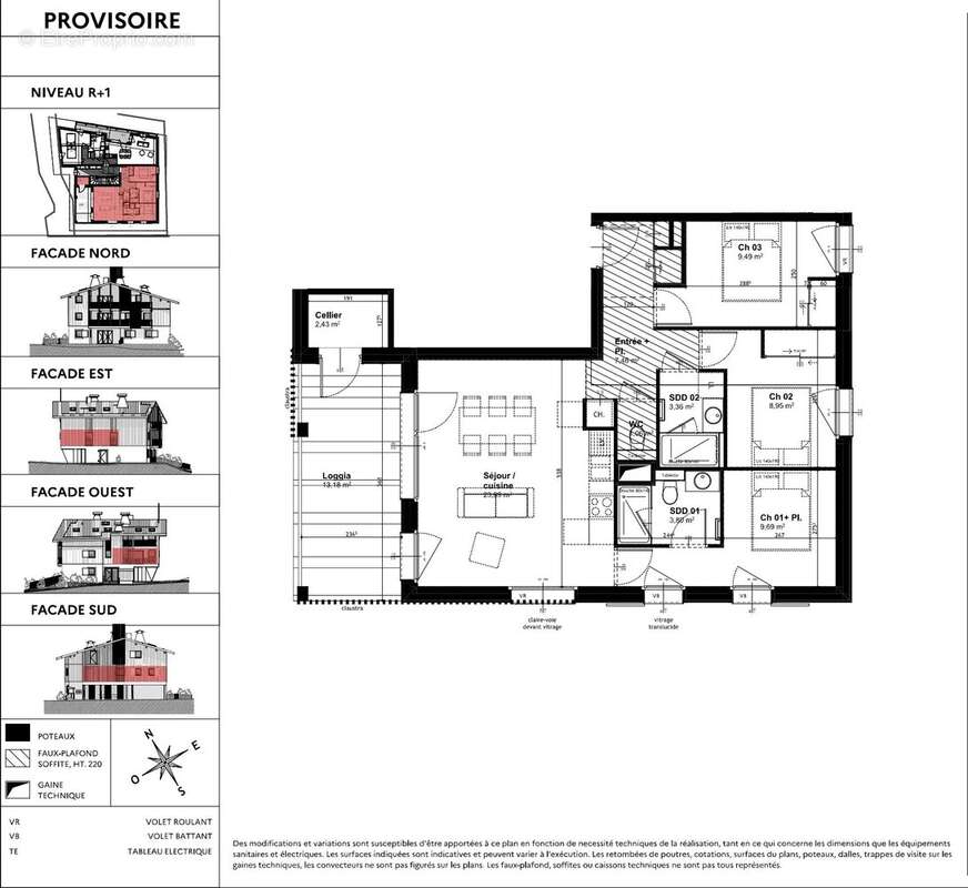 Appartement à MORILLON