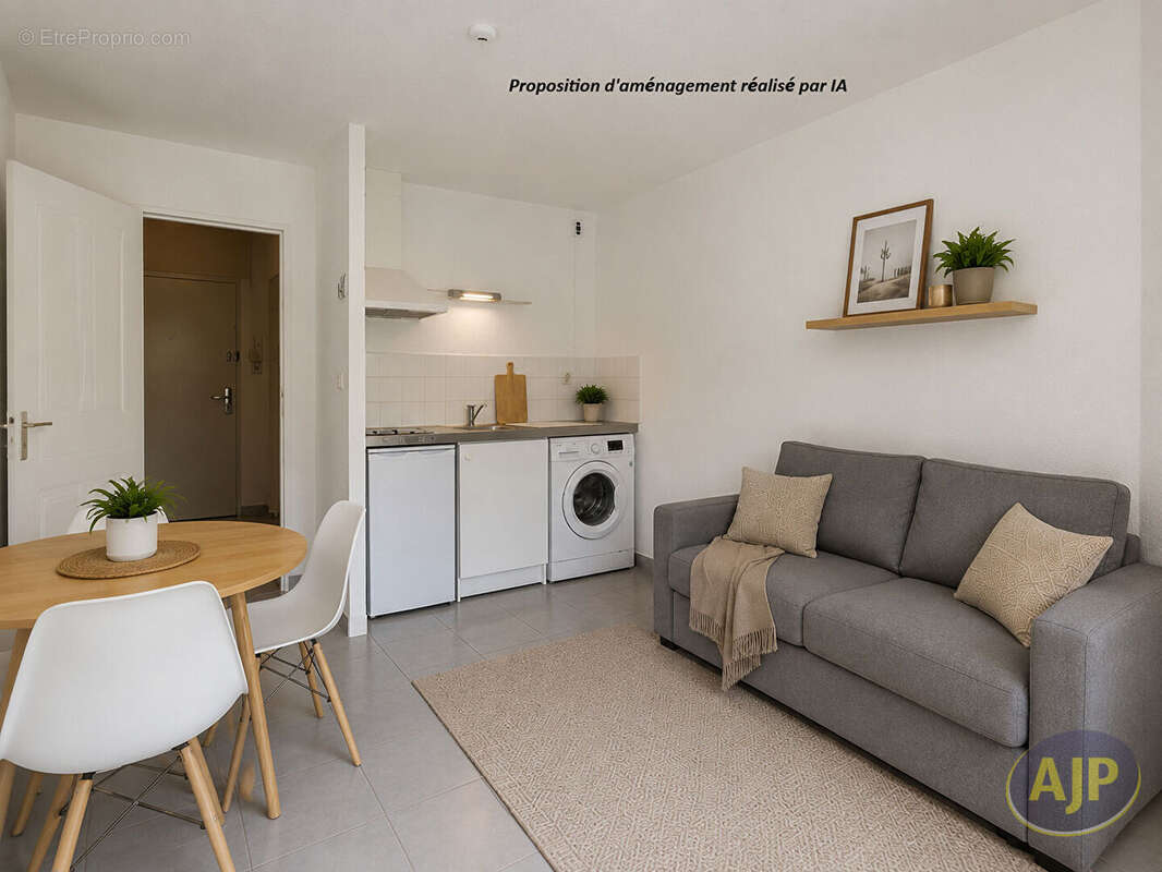 Appartement Gradignan 1 pièce 22 m2 balcon parking - photo 2