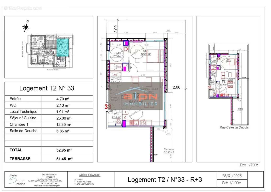 Appartement à SOTTEVILLE-LES-ROUEN